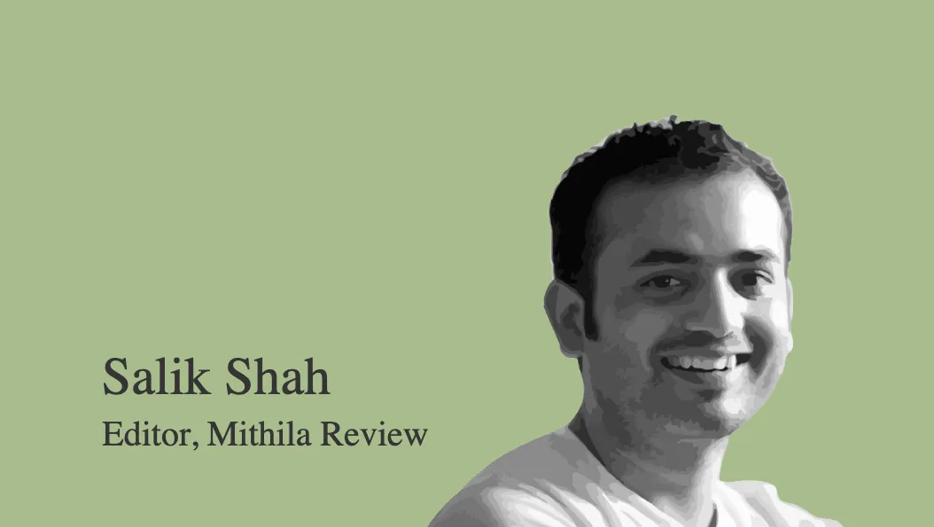 A hero photo cover of the interviewee, Salik Shah.