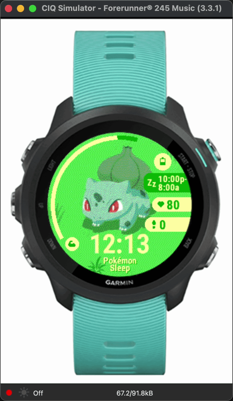 Awake mode animation